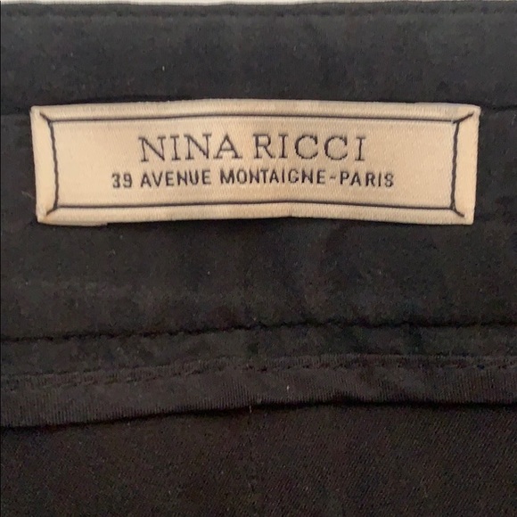 Black Nina Ricci Lace Front Legging sz 40 - Picture 4 of 5